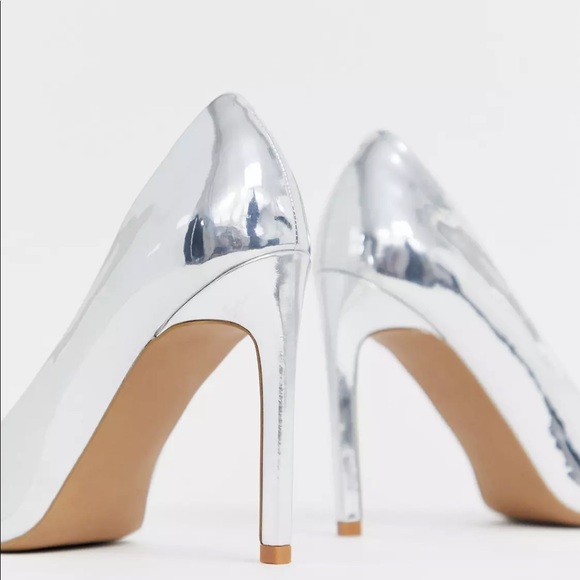 Asos Silver Pumps - Picture 3 of 4